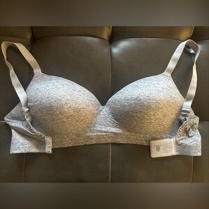 Soma Enbliss Wireless Bra Size 38DD Gray